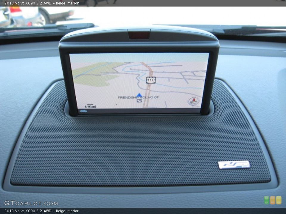 Beige Interior Navigation for the 2013 Volvo XC90 3.2 AWD #69755122