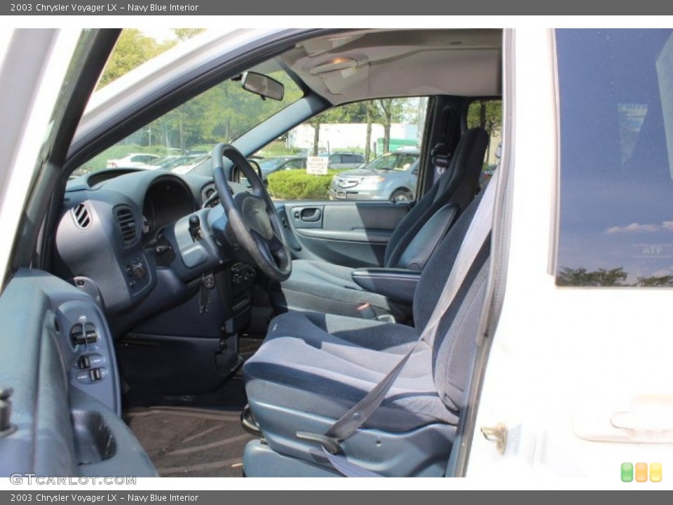 Navy Blue Interior Photo for the 2003 Chrysler Voyager LX #69755368