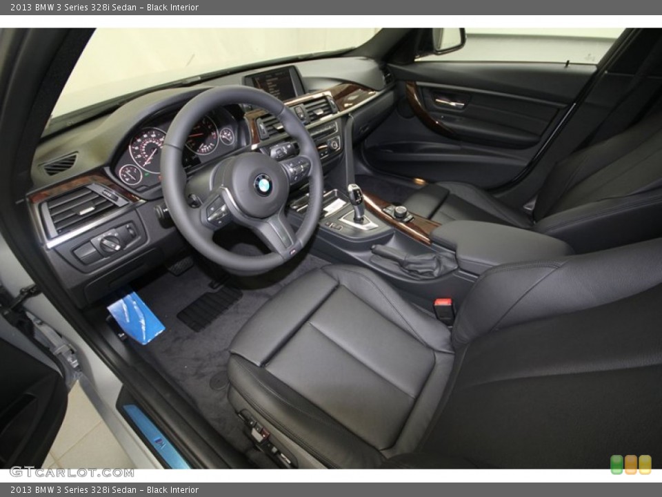 Black Interior Prime Interior for the 2013 BMW 3 Series 328i Sedan #69755611