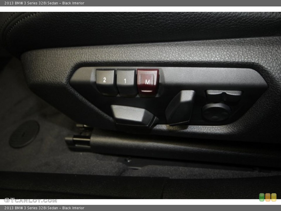 Black Interior Controls for the 2013 BMW 3 Series 328i Sedan #69755647