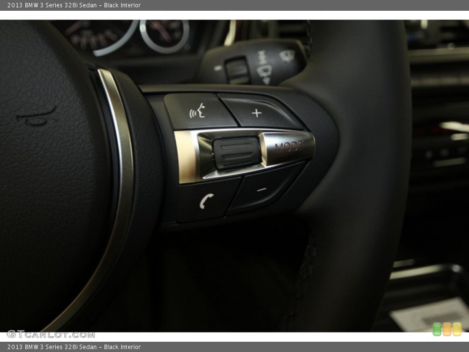 Black Interior Controls for the 2013 BMW 3 Series 328i Sedan #69755698