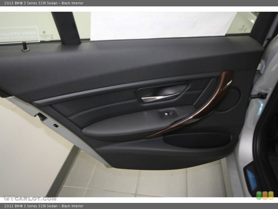 Black Interior Door Panel for the 2013 BMW 3 Series 328i Sedan #69755719