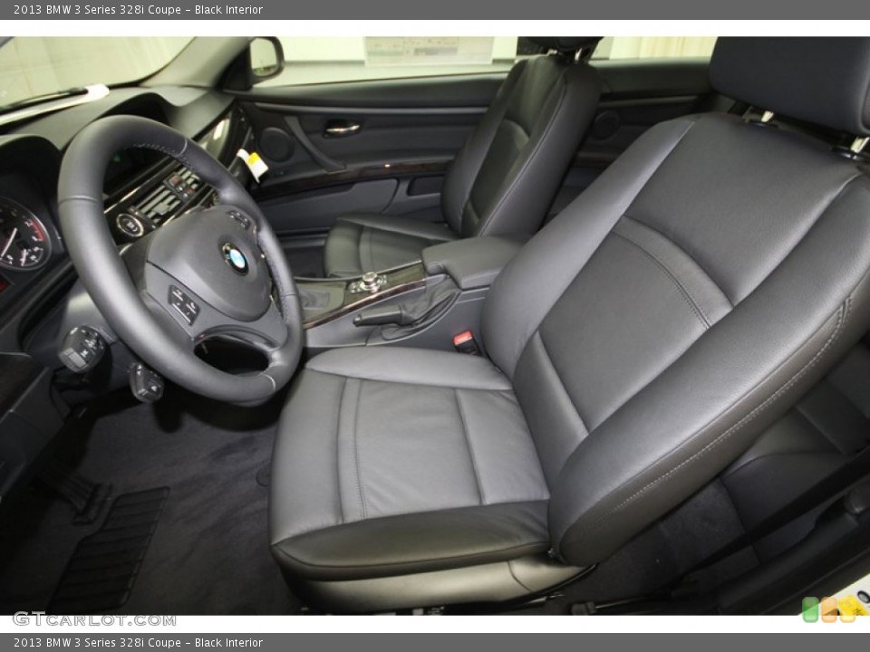 Black Interior Front Seat for the 2013 BMW 3 Series 328i Coupe #69755989