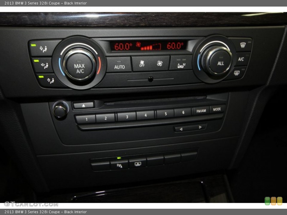 Black Interior Controls for the 2013 BMW 3 Series 328i Coupe #69756106