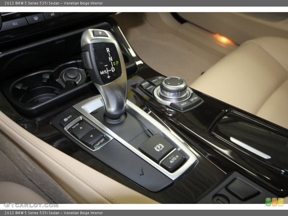 Venetian Beige Interior Transmission for the 2013 BMW 5 Series 535i Sedan #69756346