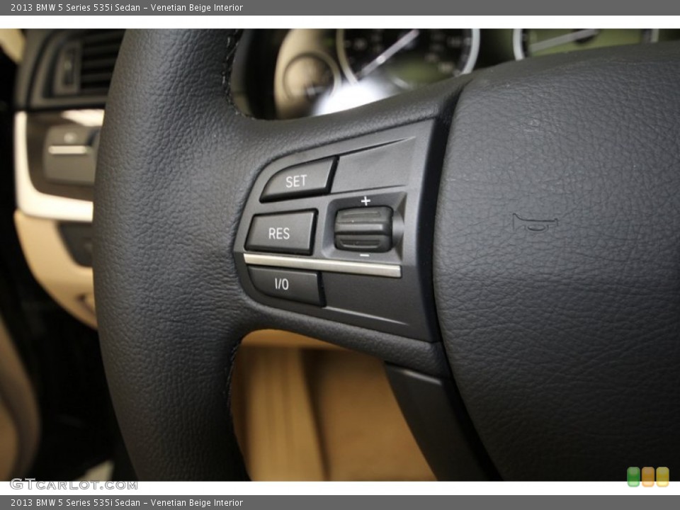 Venetian Beige Interior Controls for the 2013 BMW 5 Series 535i Sedan #69756391