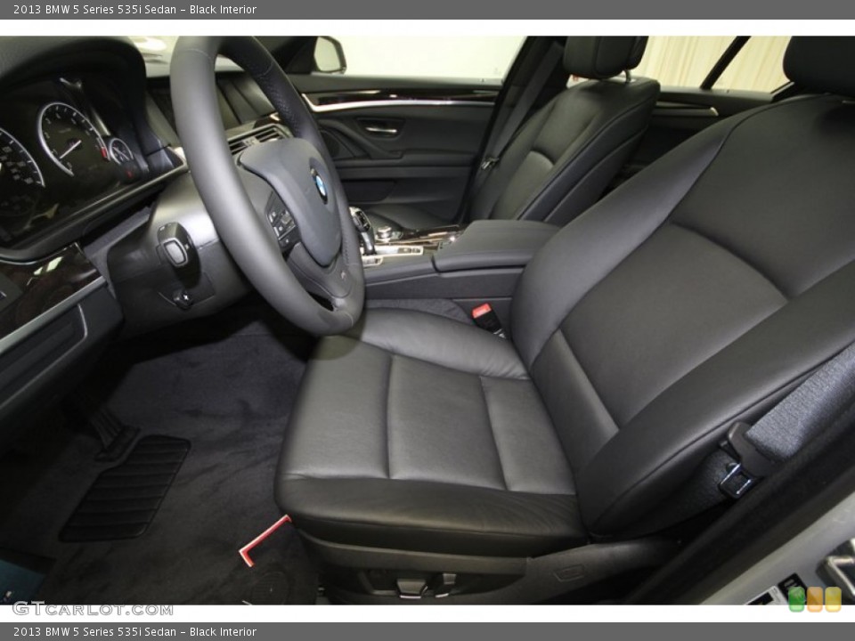 Black Interior Front Seat for the 2013 BMW 5 Series 535i Sedan #69756706