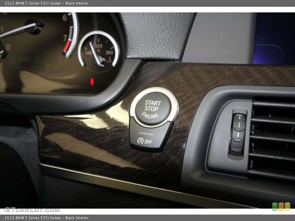 Black Interior Controls for the 2013 BMW 5 Series 535i Sedan #69756871