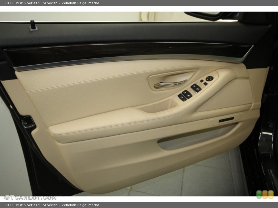 Venetian Beige Interior Door Panel for the 2013 BMW 5 Series 535i Sedan #69757047