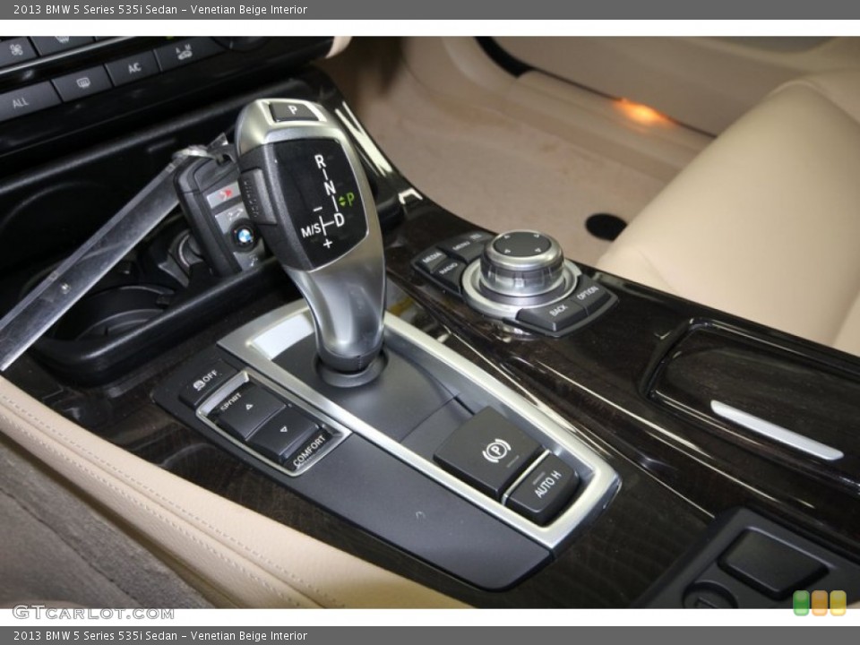 Venetian Beige Interior Transmission for the 2013 BMW 5 Series 535i Sedan #69757102