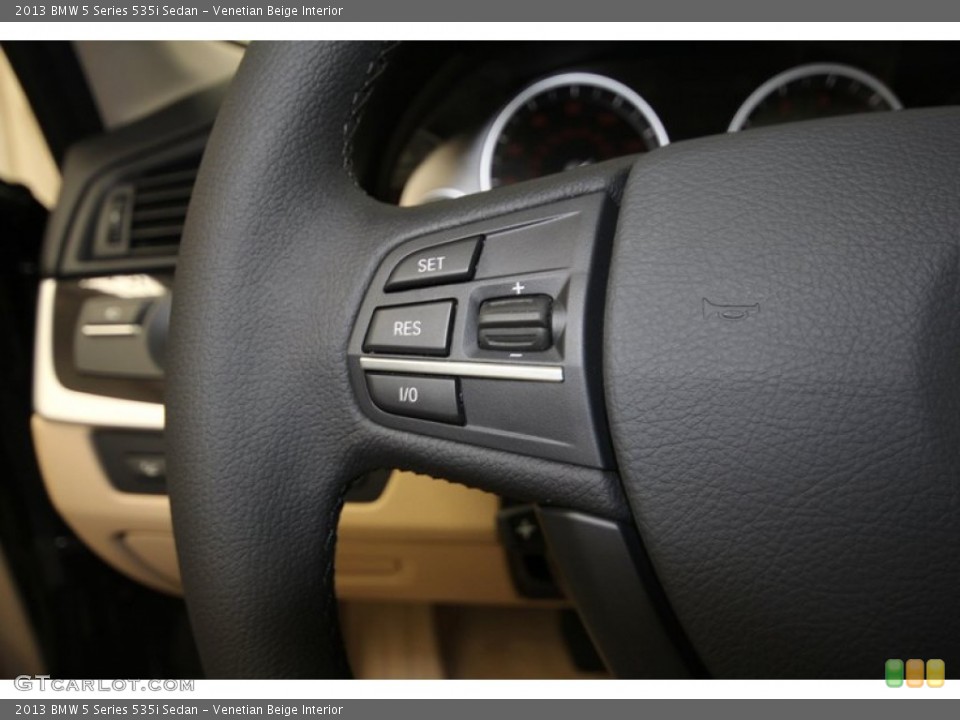 Venetian Beige Interior Controls for the 2013 BMW 5 Series 535i Sedan #69757150