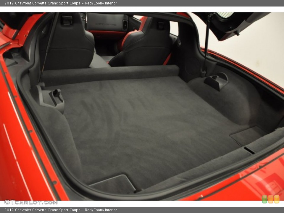 Red/Ebony Interior Trunk for the 2012 Chevrolet Corvette Grand Sport Coupe #69759001