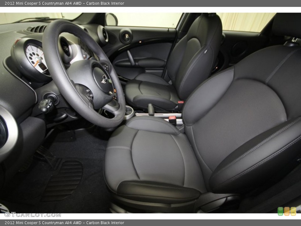 Carbon Black Interior Front Seat for the 2012 Mini Cooper S Countryman All4 AWD #69759403