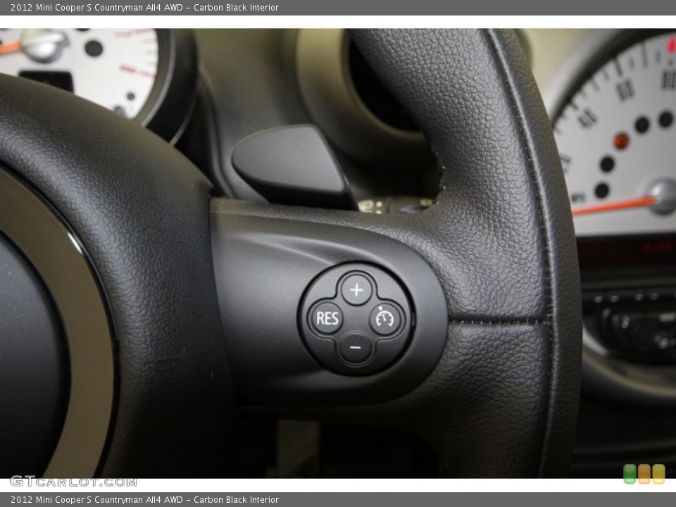 Carbon Black Interior Controls for the 2012 Mini Cooper S Countryman All4 AWD #69759568