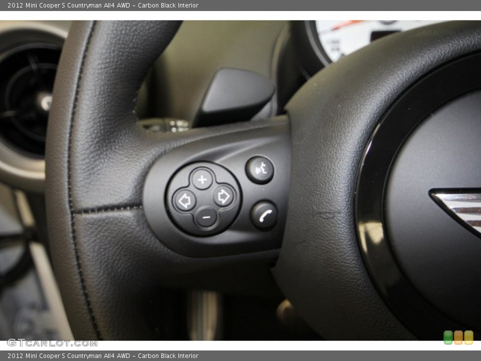 Carbon Black Interior Controls for the 2012 Mini Cooper S Countryman All4 AWD #69759577