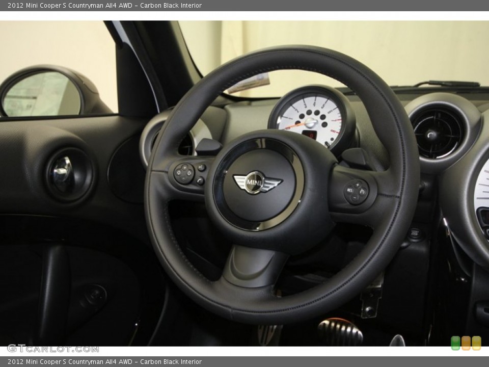 Carbon Black Interior Steering Wheel for the 2012 Mini Cooper S Countryman All4 AWD #69759607