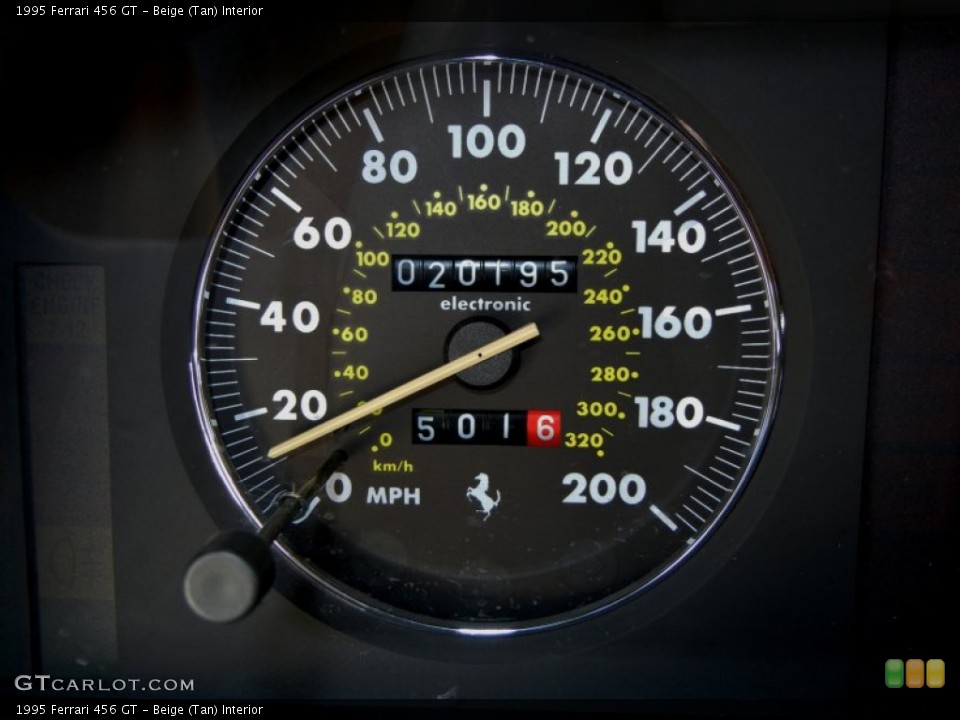 Beige (Tan) Interior Gauges for the 1995 Ferrari 456 GT #69760294
