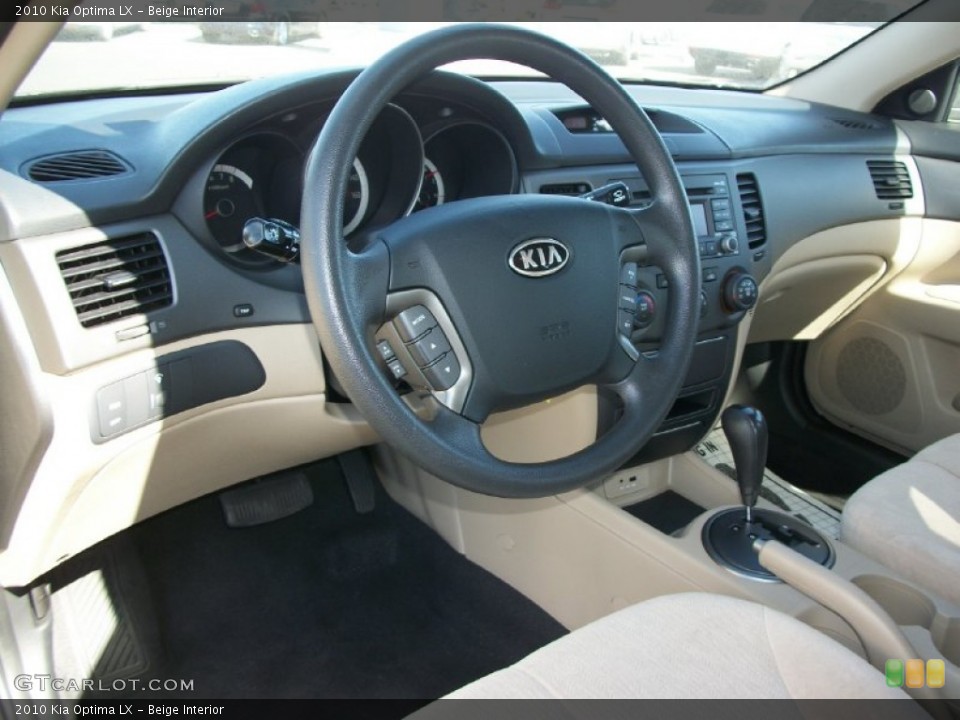 Beige Interior Dashboard for the 2010 Kia Optima LX #69760891