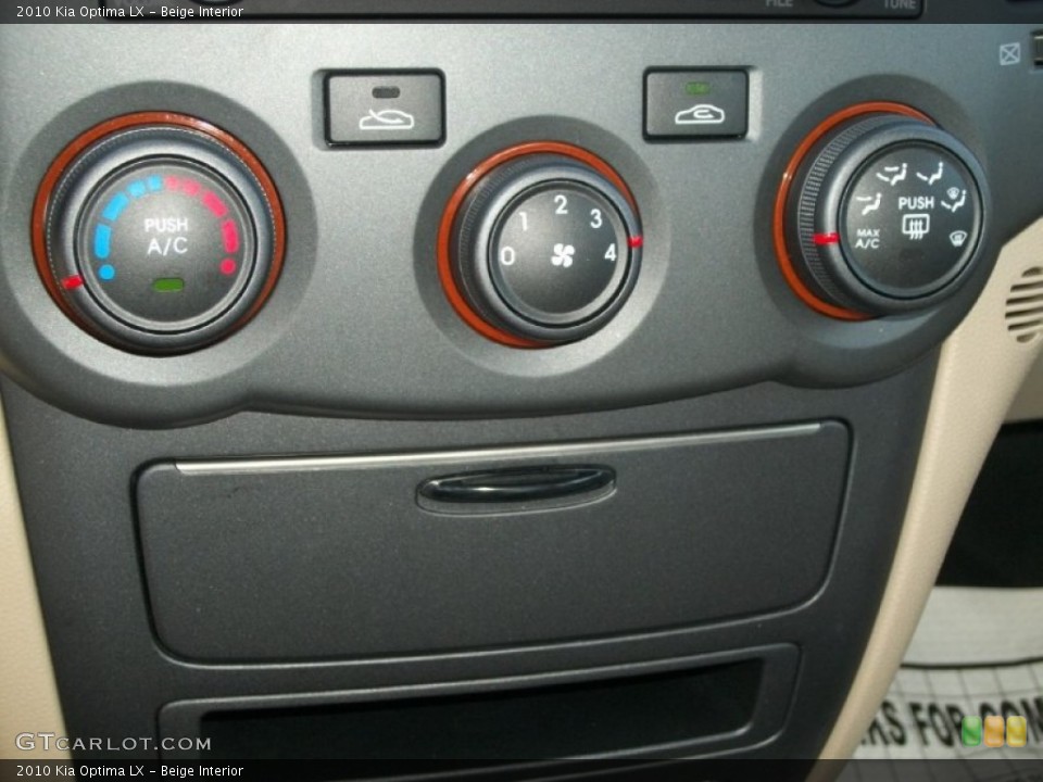 Beige Interior Controls for the 2010 Kia Optima LX #69760975