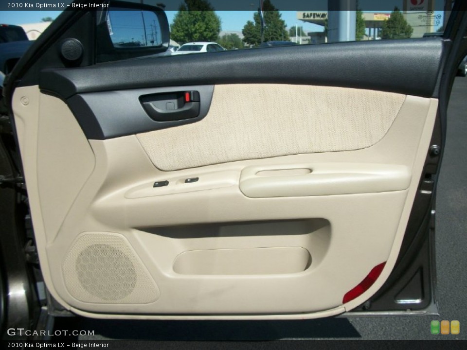 Beige Interior Door Panel for the 2010 Kia Optima LX #69761041