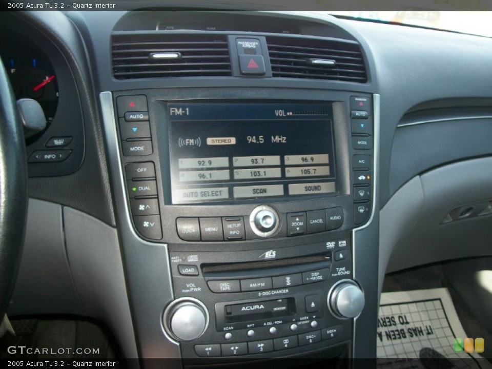 Quartz Interior Controls for the 2005 Acura TL 3.2 #69761257