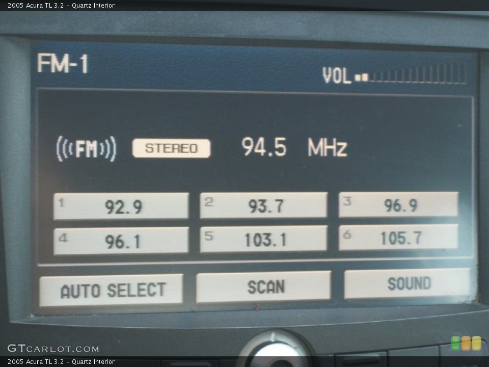 Quartz Interior Audio System for the 2005 Acura TL 3.2 #69761263