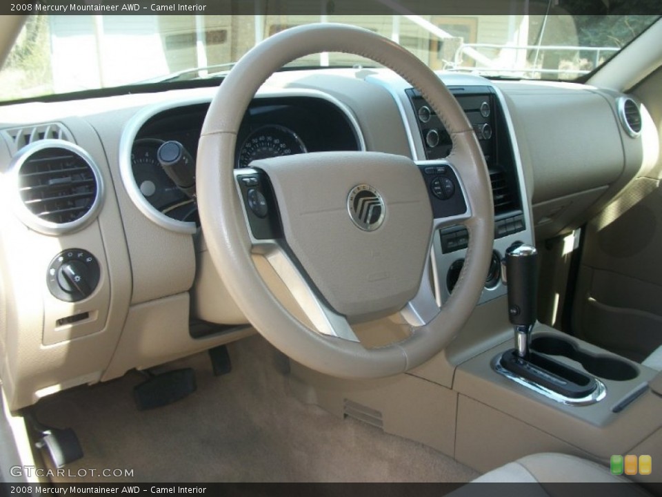 Camel Interior Steering Wheel for the 2008 Mercury Mountaineer AWD #69761548