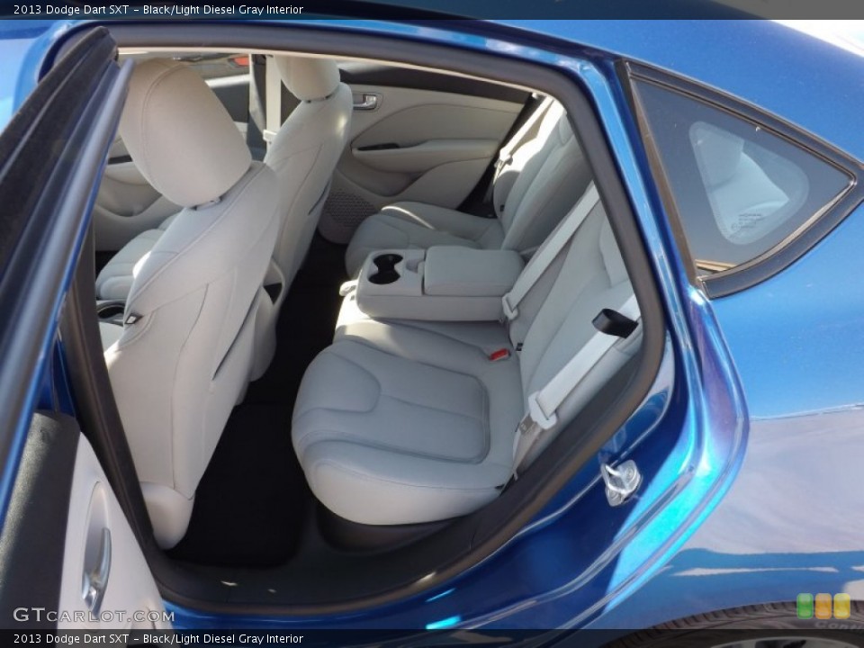 Black/Light Diesel Gray Interior Rear Seat for the 2013 Dodge Dart SXT #69762430