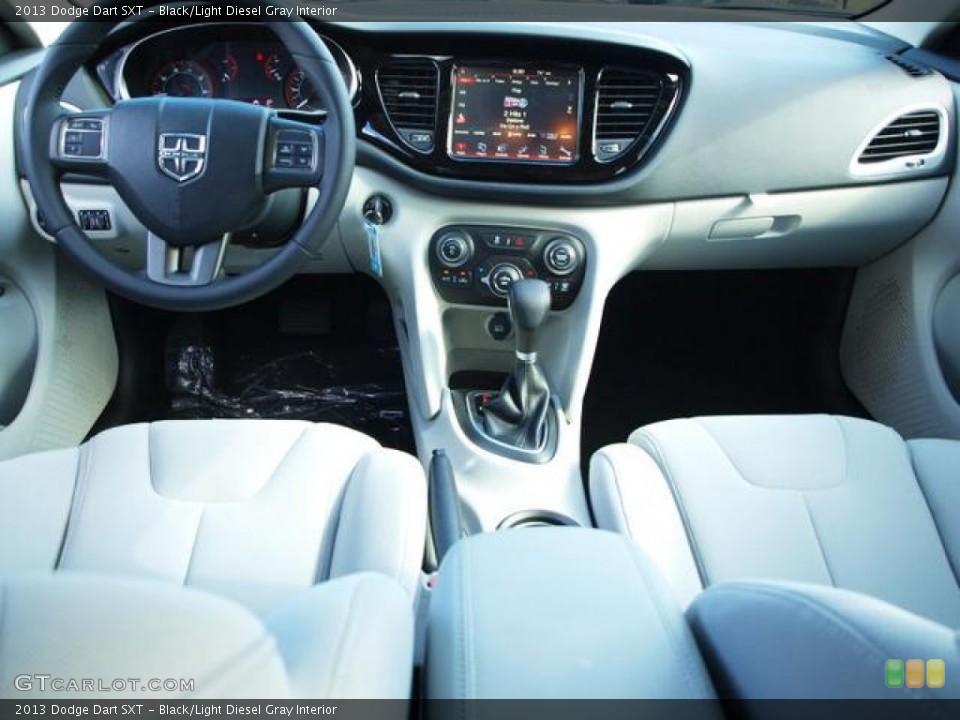 Black/Light Diesel Gray Interior Dashboard for the 2013 Dodge Dart SXT #69763441
