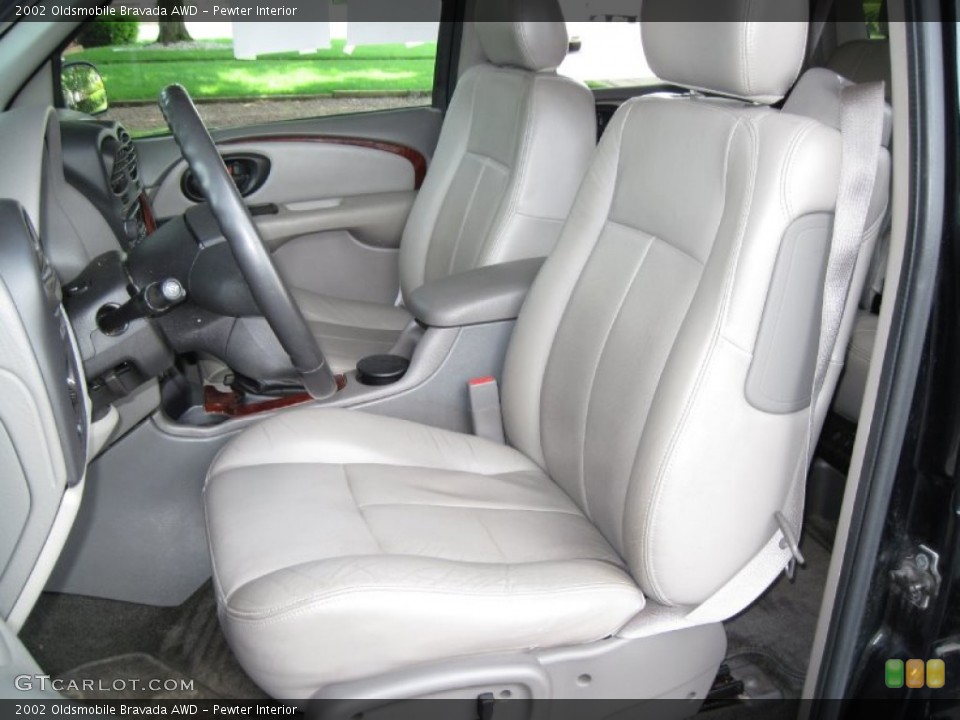 Pewter Interior Front Seat for the 2002 Oldsmobile Bravada AWD #69763486