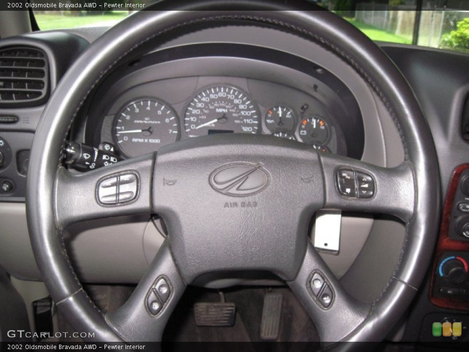 Pewter Interior Steering Wheel for the 2002 Oldsmobile Bravada AWD #69763555