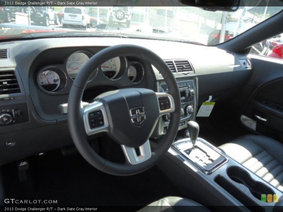Dark Slate Gray Interior Dashboard for the 2013 Dodge Challenger R/T #69765343
