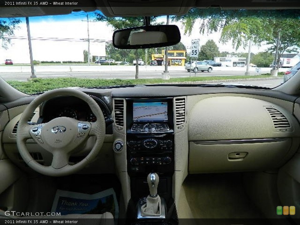 Wheat Interior Dashboard for the 2011 Infiniti FX 35 AWD #69769294