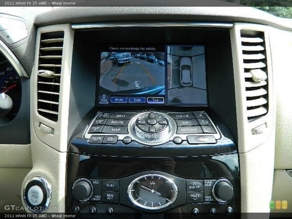 Wheat Interior Controls for the 2011 Infiniti FX 35 AWD #69769330