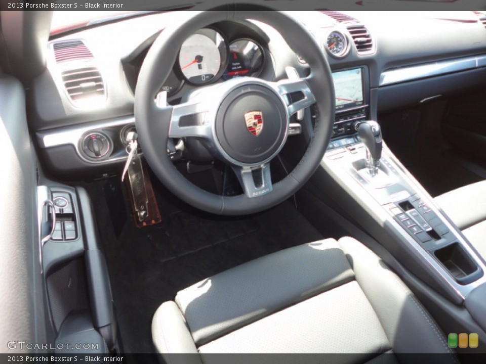 Black Interior Prime Interior for the 2013 Porsche Boxster S #69771202