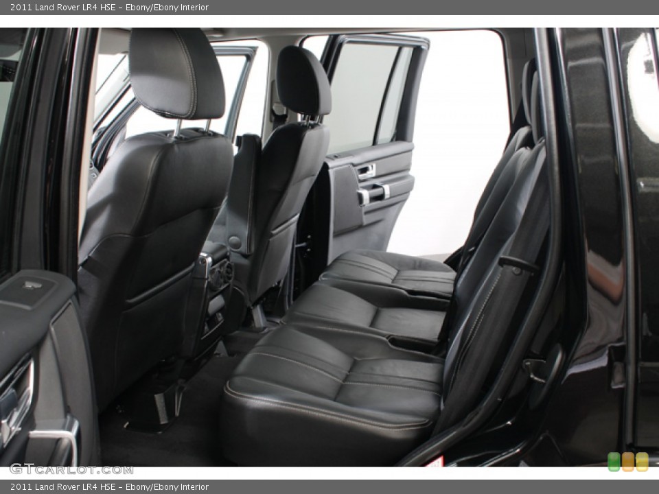 Ebony/Ebony Interior Rear Seat for the 2011 Land Rover LR4 HSE #69771358