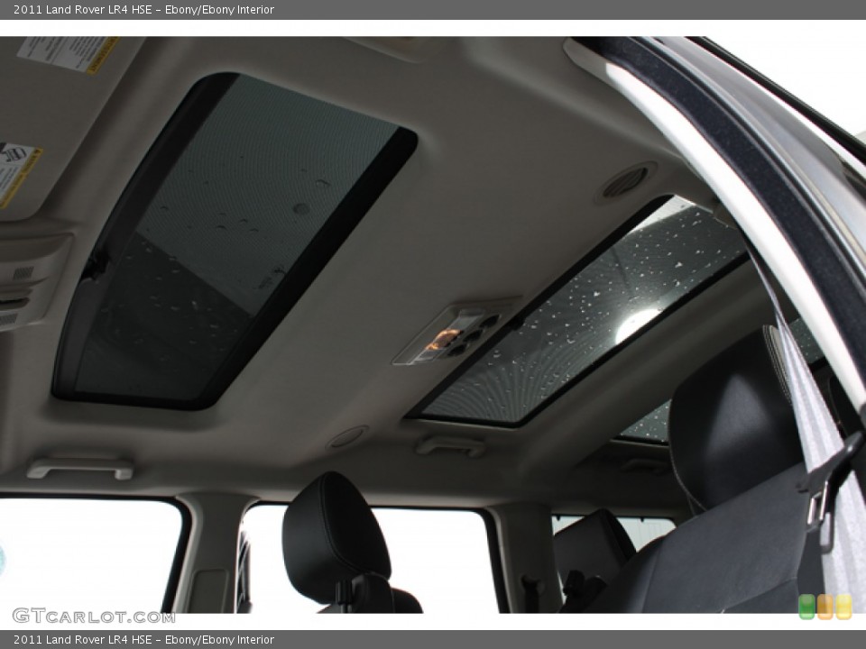 Ebony/Ebony Interior Sunroof for the 2011 Land Rover LR4 HSE #69771403