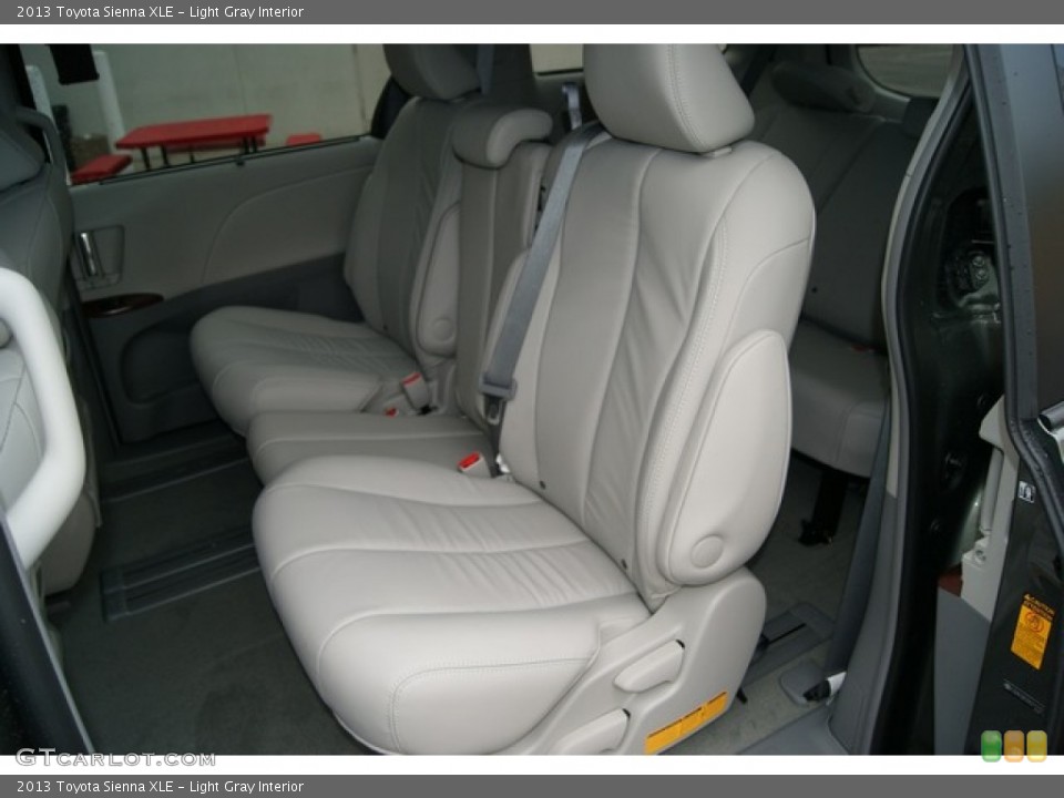 Light Gray Interior Rear Seat for the 2013 Toyota Sienna XLE #69771559
