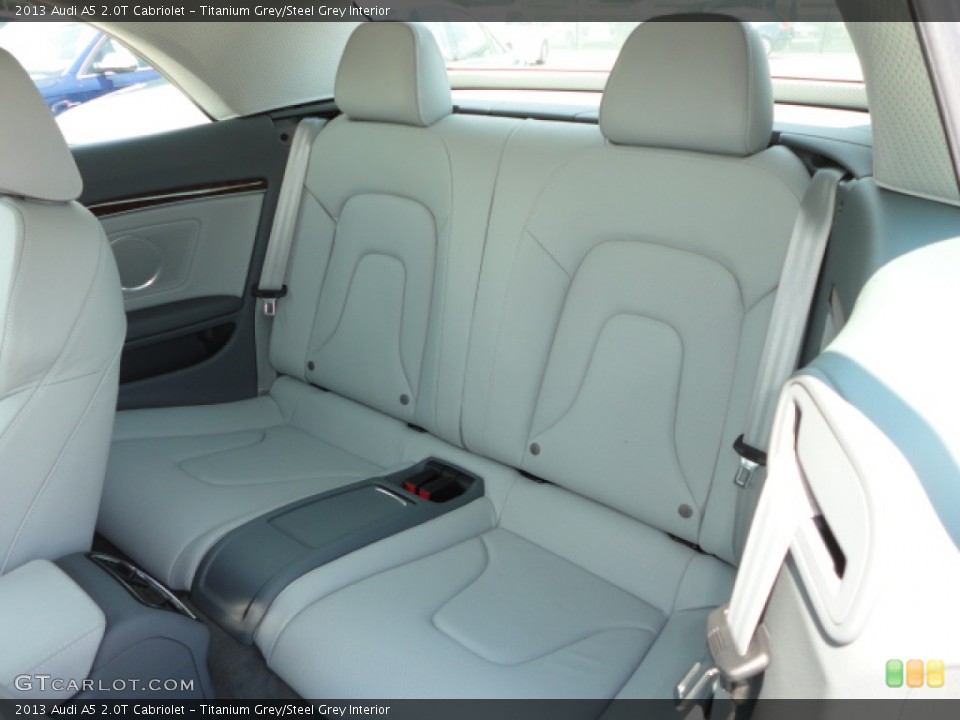 Titanium Grey/Steel Grey Interior Rear Seat for the 2013 Audi A5 2.0T Cabriolet #69771734