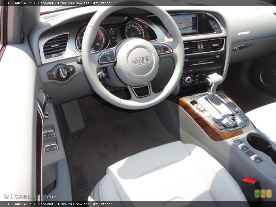 Titanium Grey/Steel Grey Interior Dashboard for the 2013 Audi A5 2.0T Cabriolet #69771742
