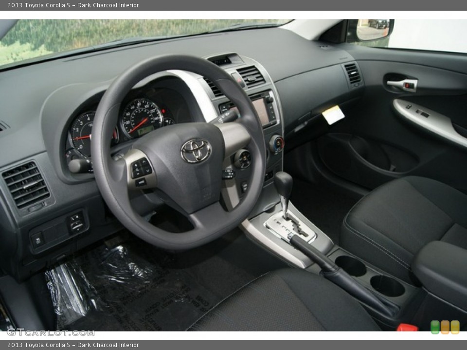 Dark Charcoal Interior Prime Interior for the 2013 Toyota Corolla S #69772105