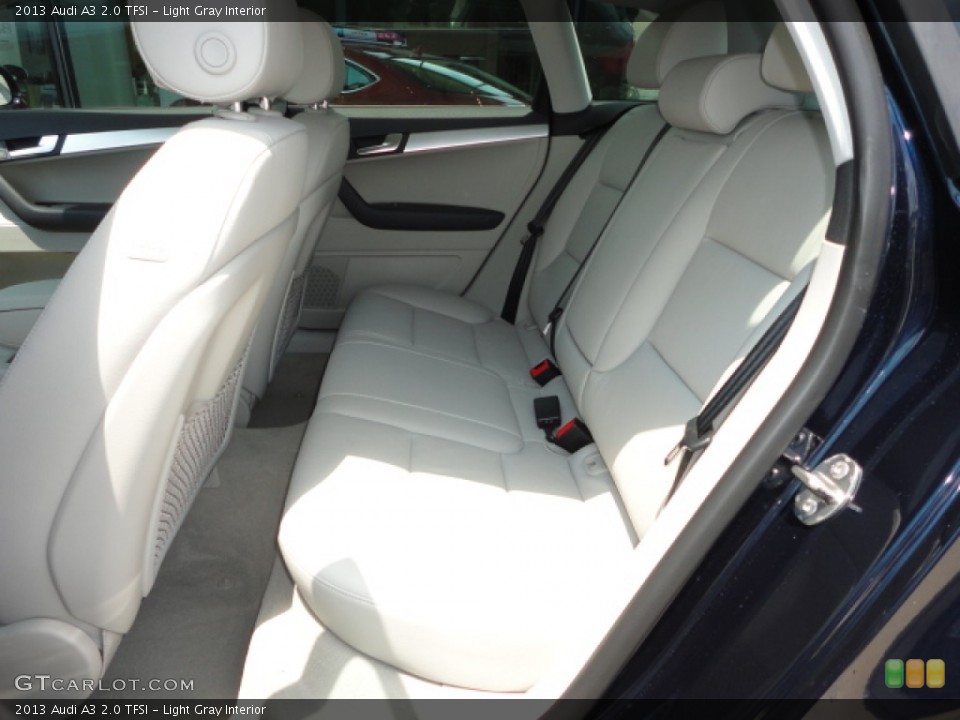 Light Gray Interior Rear Seat for the 2013 Audi A3 2.0 TFSI #69772201