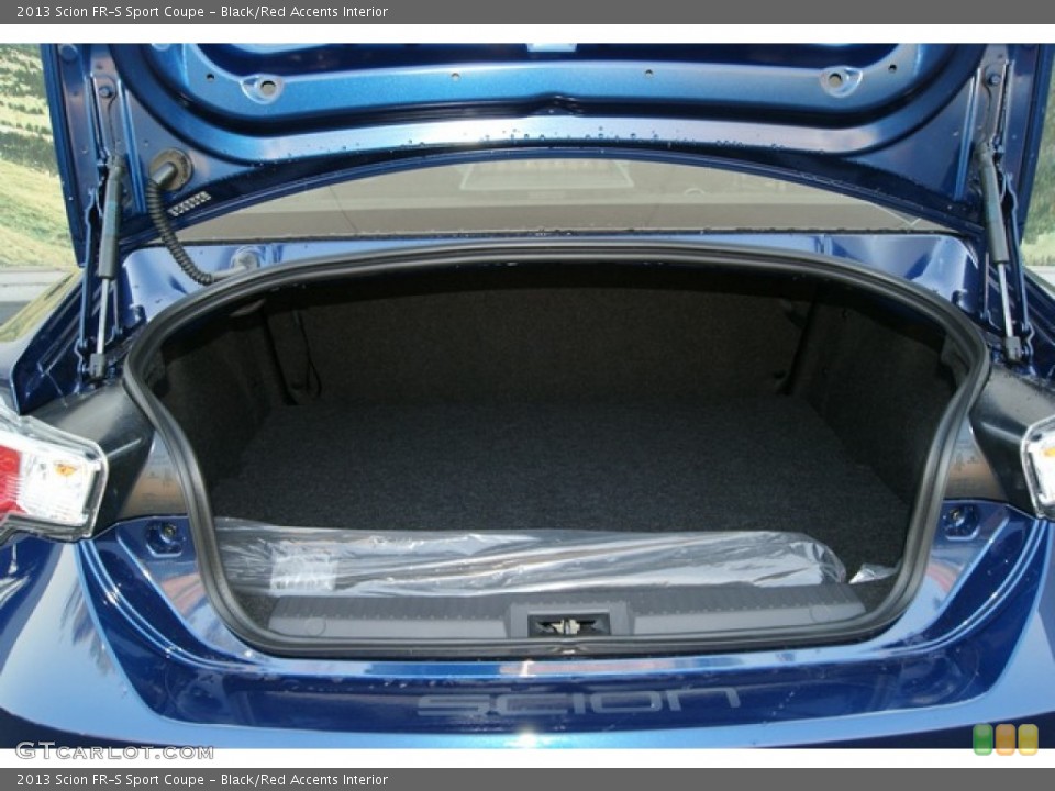 Black/Red Accents Interior Trunk for the 2013 Scion FR-S Sport Coupe #69772258