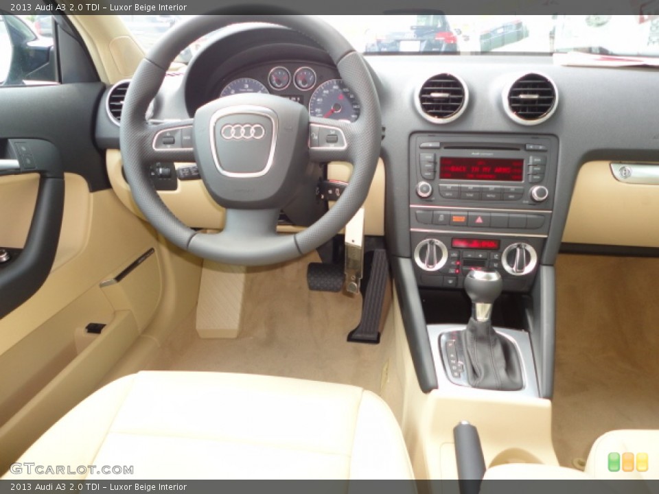 Luxor Beige Interior Dashboard for the 2013 Audi A3 2.0 TDI #69772384