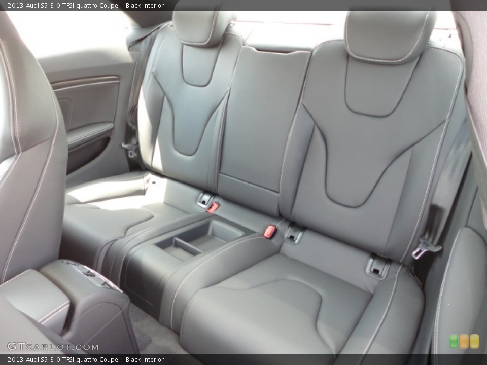 Black Interior Rear Seat for the 2013 Audi S5 3.0 TFSI quattro Coupe #69772561