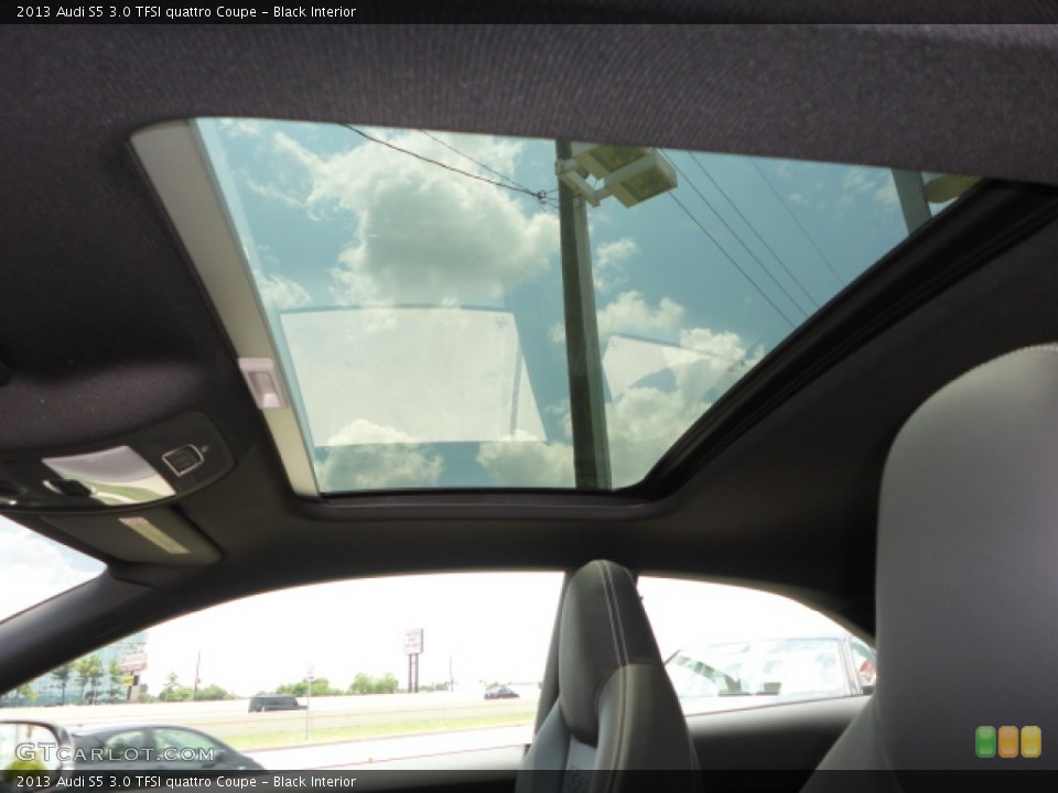 Black Interior Sunroof for the 2013 Audi S5 3.0 TFSI quattro Coupe #69772579