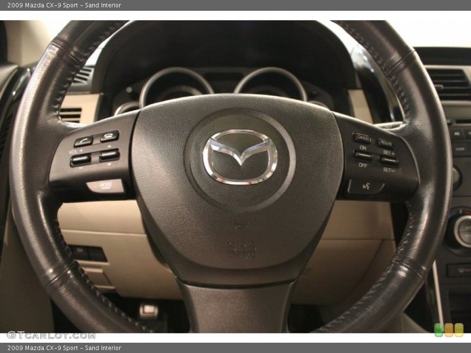 Sand Interior Steering Wheel for the 2009 Mazda CX-9 Sport #69773548