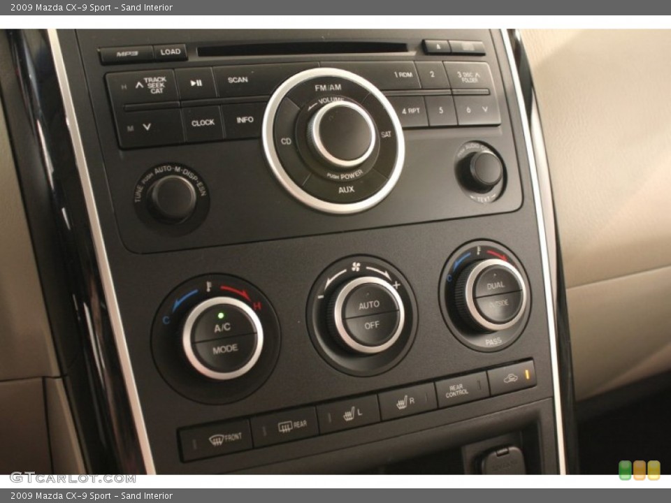 Sand Interior Controls for the 2009 Mazda CX-9 Sport #69773575