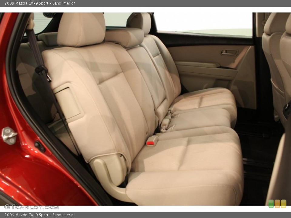 Sand Interior Rear Seat for the 2009 Mazda CX-9 Sport #69773608