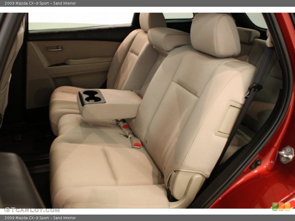 Sand Interior Rear Seat for the 2009 Mazda CX-9 Sport #69773626